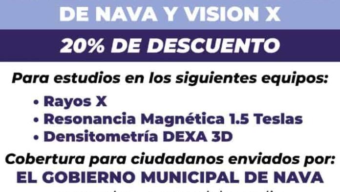 Firma Nava convenio con clínica ‘Visión X’