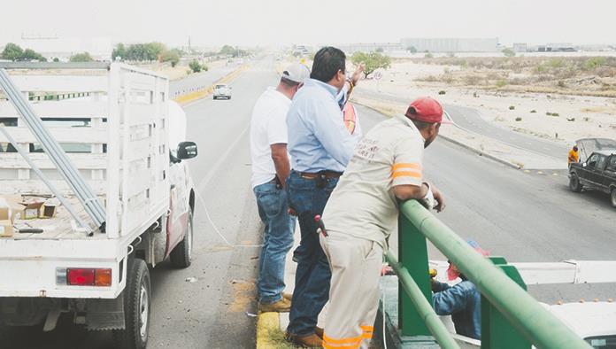 Frontera: Supervisa Piña obras en la 30