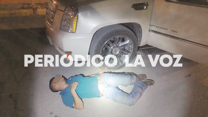 El briago se encontraba tirado en plena calle.