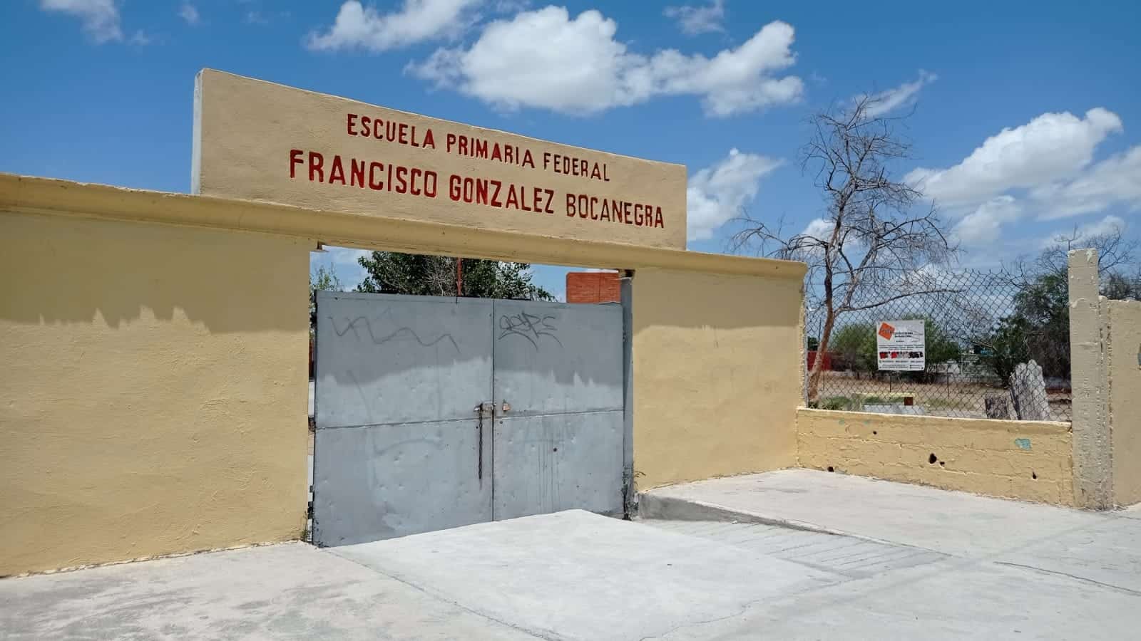 La escuela se encuentra ubicada en la colonia Chinameca en Monclova.