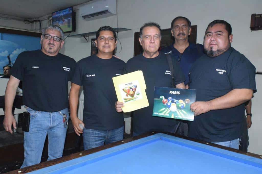 Inauguran Liga de billar Licenciado “Felipe González”