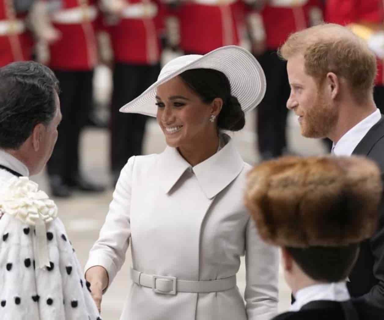 Megan y Harry aparecen en el Jubileo de Platino