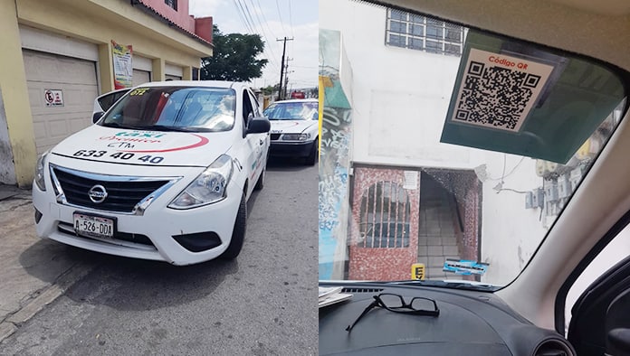 Colocan código QR en taxis “Premier”.