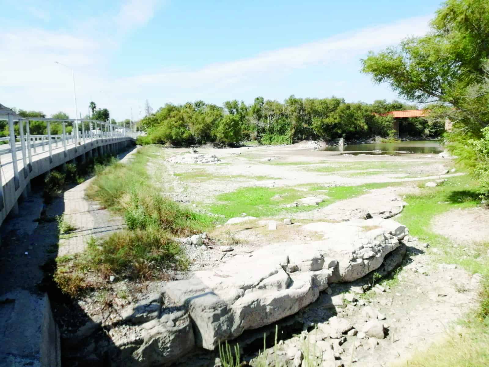 Importantes parajes del Rio Sabinas han desaparecido.