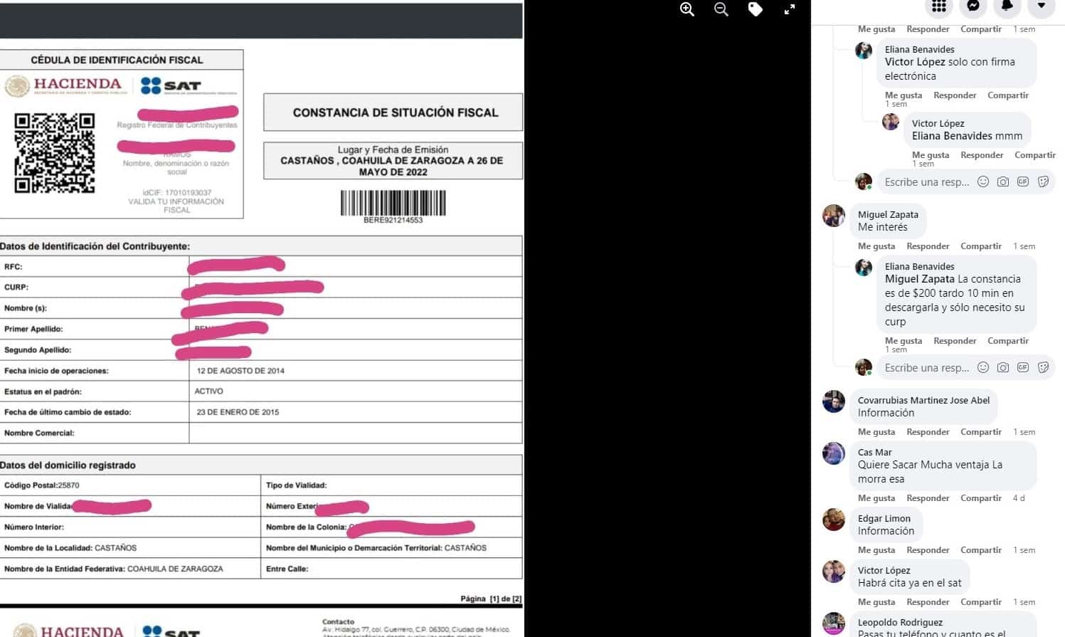 Piden no caer en fraudes por expedición de Certificados de Situación Fiscal en línea.