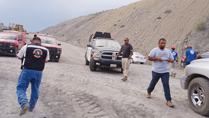 Elementos de Protección Civil y Secretaría del Trabajo se concentraron en el lugar.