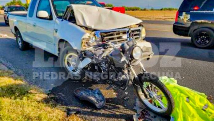 Muere mujer de EP en accidente en moto