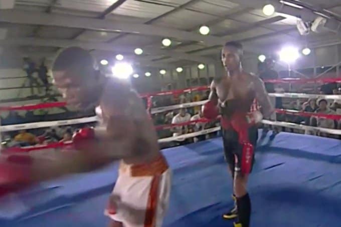 Boxeador sufre hemorragia cerebral sobre el ring; Perdió la conciencia de pie