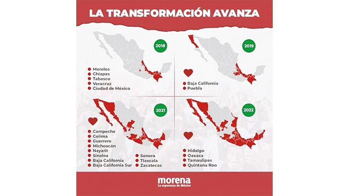 Frontera: Aplaude Piña el éxito de MORENA