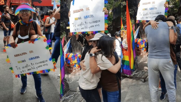 Señora ofrece abrazos de mamá a jóvenes LGBTQ rechazados