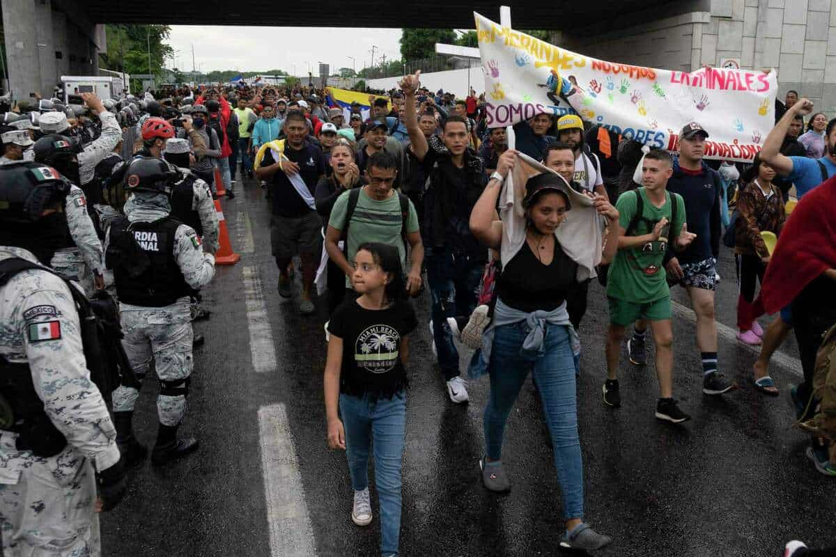 Inicialmente, la caravana está conformada por 5 mil centroamericanos.