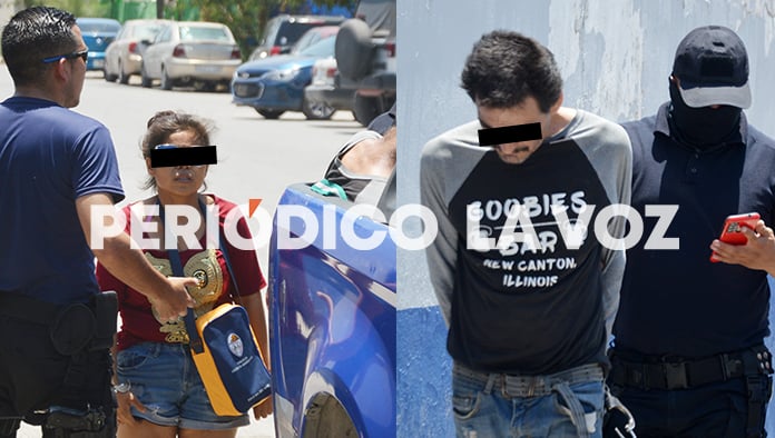 La detención de la pareja se registró al exterior de la casa de José Raúl.