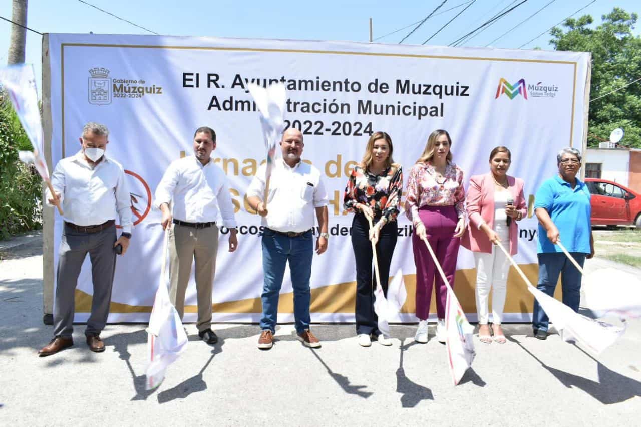 Arrancó Jornada de descacharrización, en el barrio La Ford de Múzquiz.