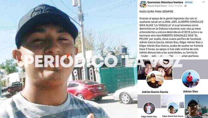 El peligroso criminal lleva un botín de más de 35 mil pesos. Este fue exhibido por usuarios, víctimas de sus atracos en redes sociales.