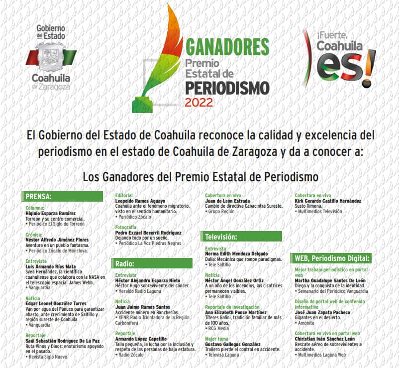 Gana La Voz Premio Estatal