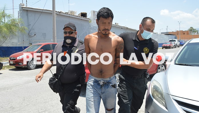 Por golpear a su abuelita, el desquiciado drogadicto fue consignado ante el Ministerio Público.