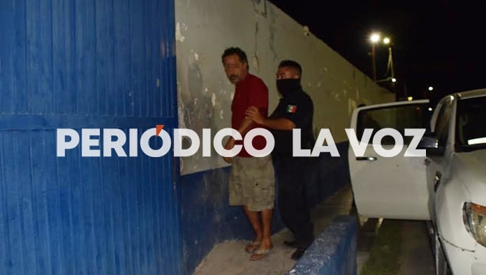 El detenido fue remitido a la Comandancia Municipal.