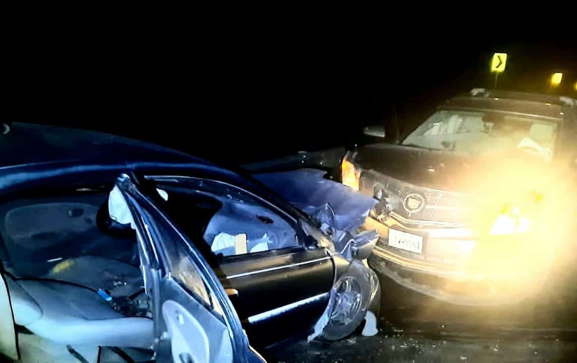 Fuerte encontronazo en la carretera libre dejo varios lesionados.