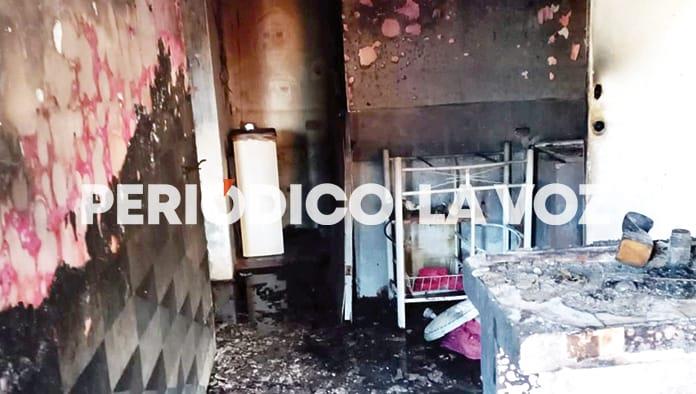 Incendian vivienda