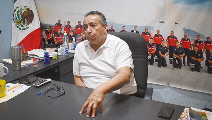 Agustín Ramos, director de Protección Civil.