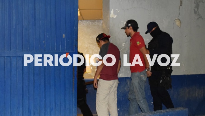 Los detenidos fueron presentados ante el juez calificador.