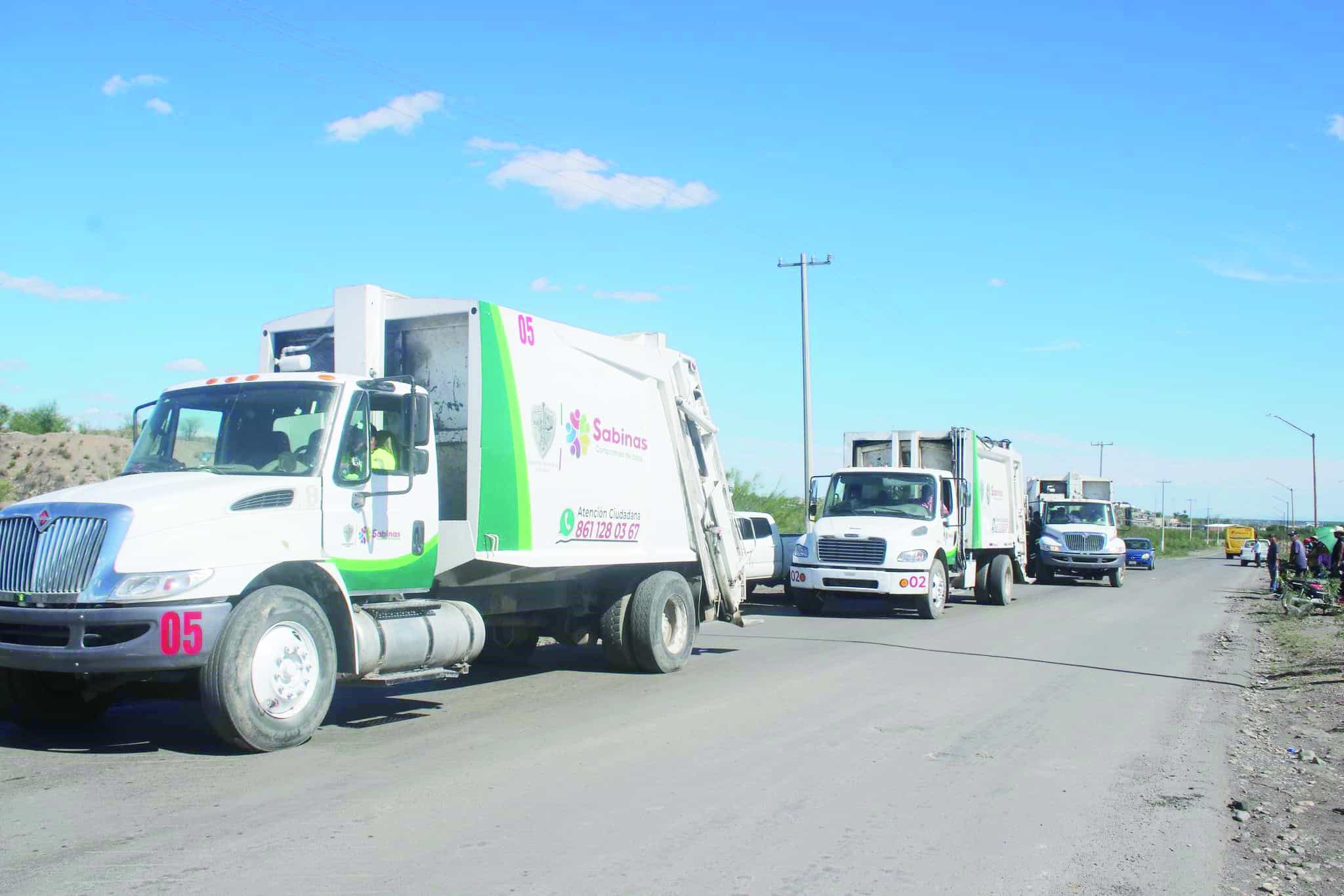 El rezago que tienen en recolección es de 400 toneladas de basura.
