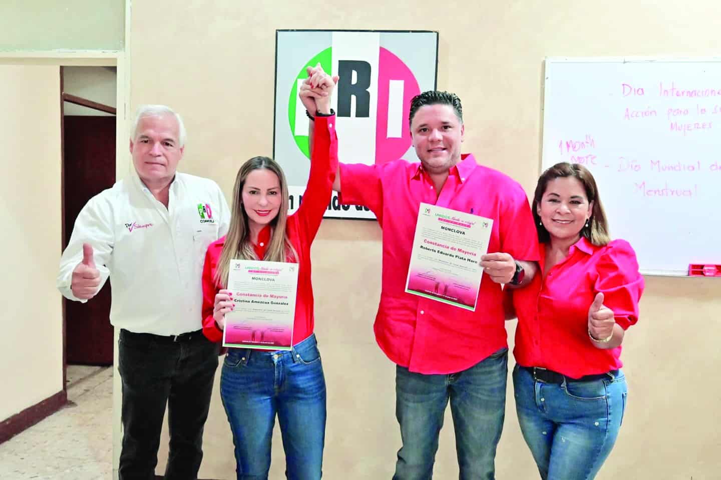 Asumirá Cristina dirigencia del PRI