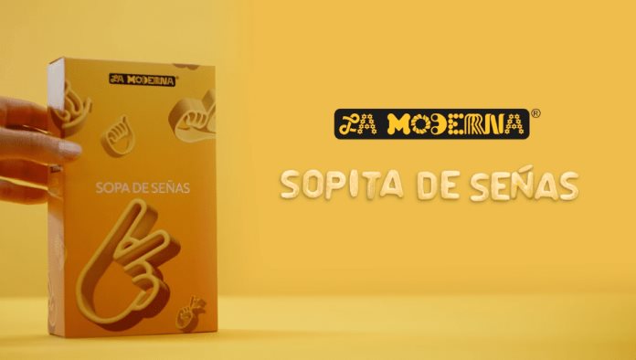 Marca mexicana crea sopita de señas para promover LSM