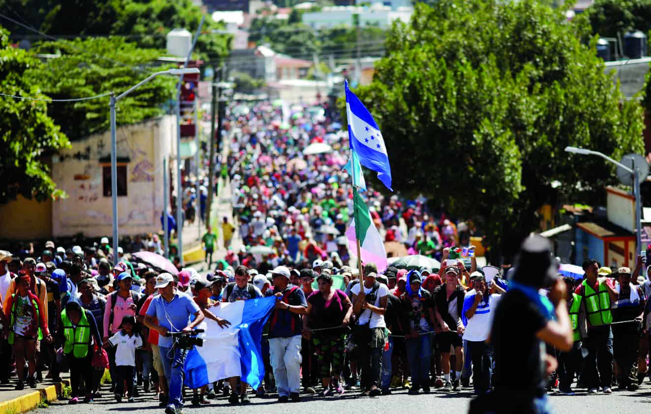 Sabemos que traen niños y mujeres, que no deben ponerse en riesgo, ya que migración tiene la orden de llamar a la Secretaría Nacional de Migración ante el arribo de los migrantes.