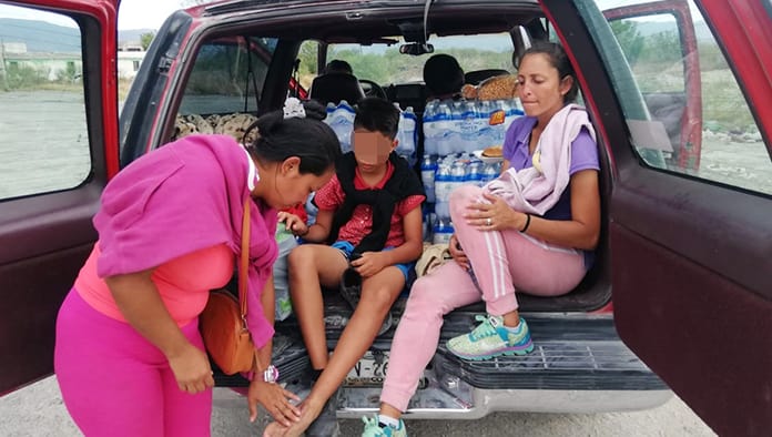 Cientos de kilómetros han recorrido los migrantes para buscar el sueño americano, llevando consigo niños y adultos mayores que buscan vivir mejor.