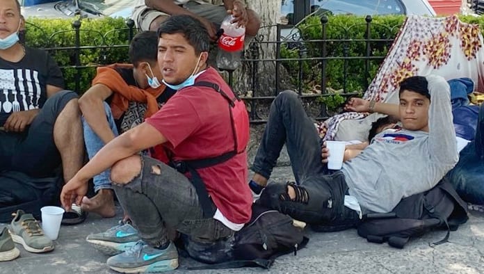 Los indocumentados lograron pasar hacia Estados Unidos