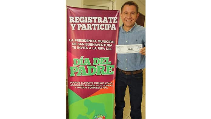 Hugo Iván Lozano Sánchez tiene preparada una súper rifa de asadores, gorras, thermos, six y muchas sorpresas más.
