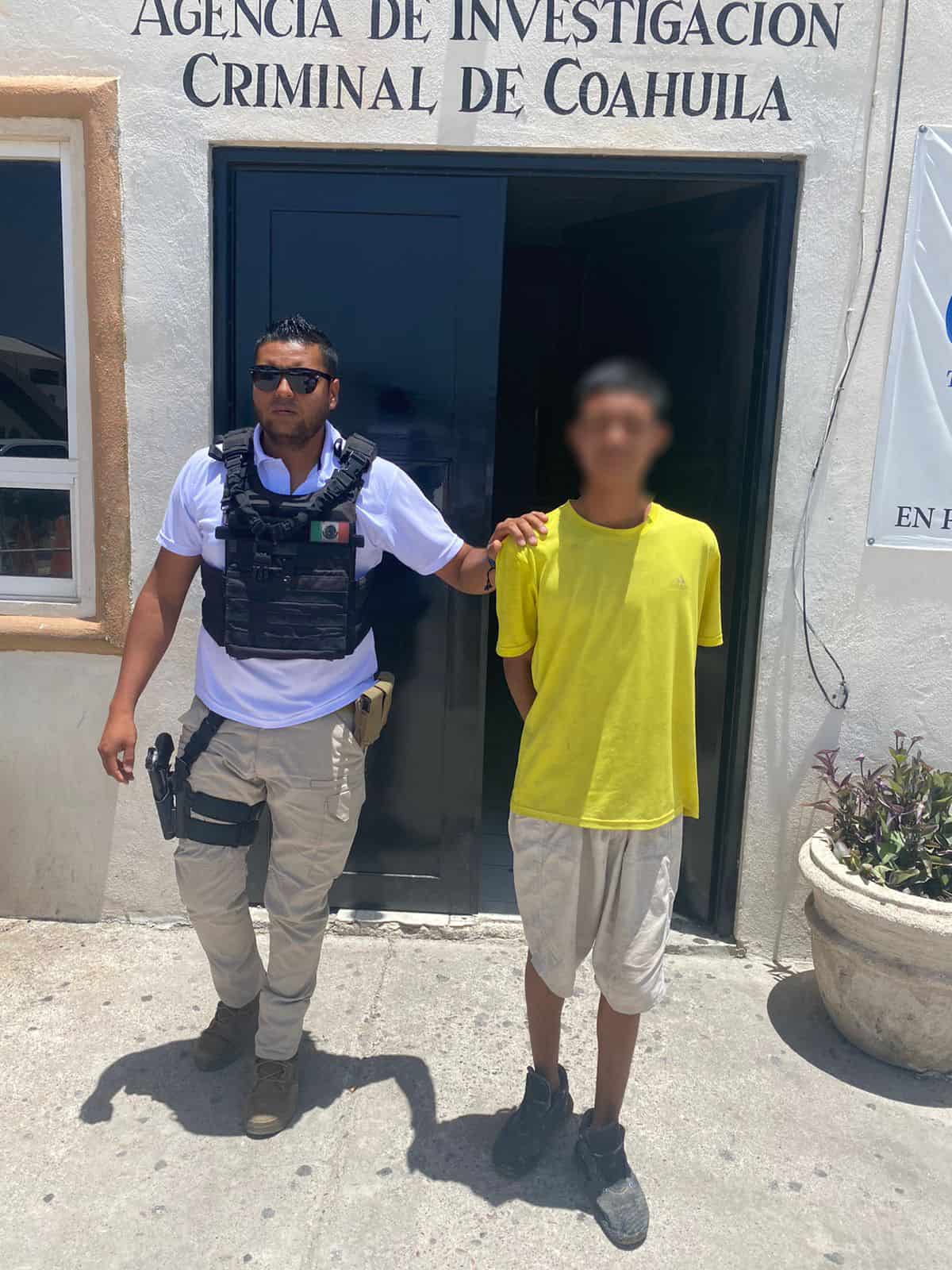 Pedro “N” de 21 años quedó internado en el Cereso de Piedras Negras en espera de que se defina su sentencia.