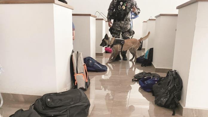 Realizan K9 Operativo Mochila