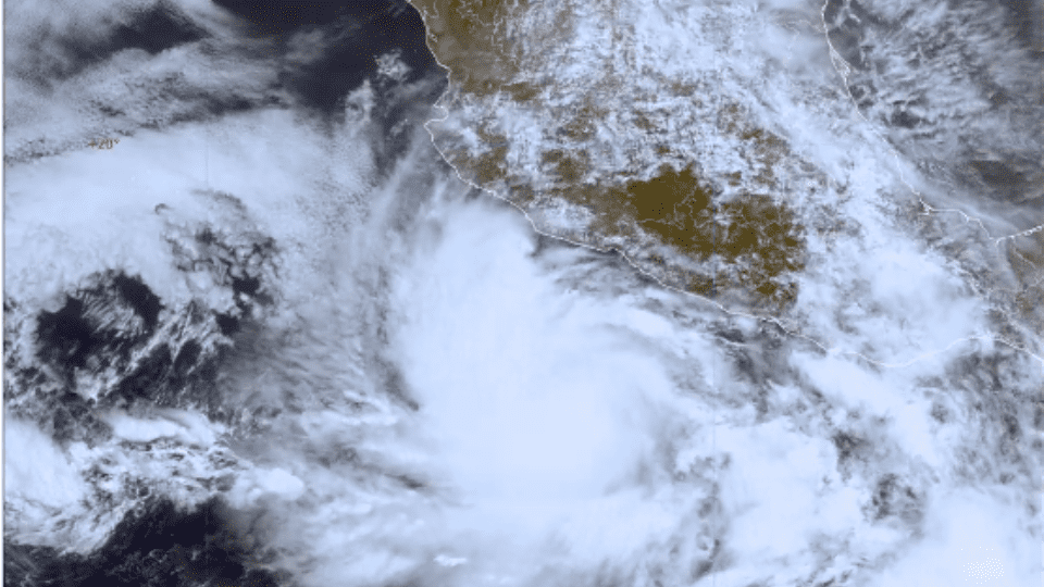 Se forma tercer ciclón tropical del Pacifico cerca de México