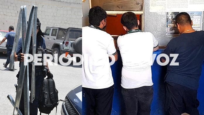 Los alumnos del Conalep fueron llevados a Seguridad Pública al ser sorprendidos robando.