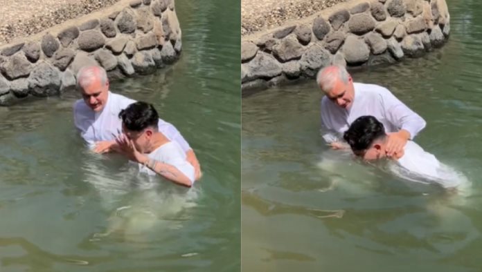 Kunno se bautizó en las mismas aguas que Jesús
