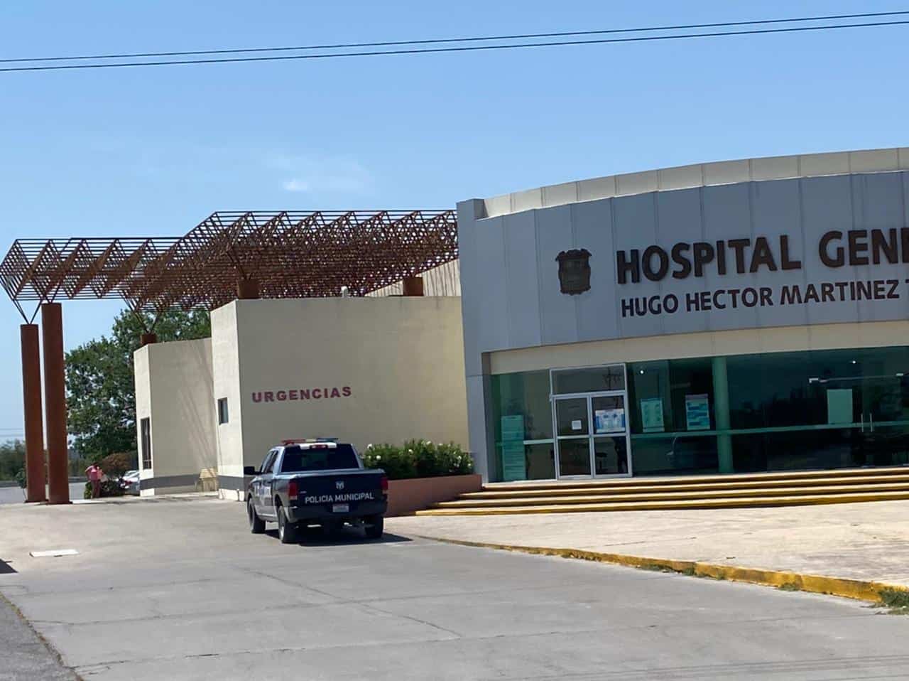 Al joven lo trasladaron al Hospital General.