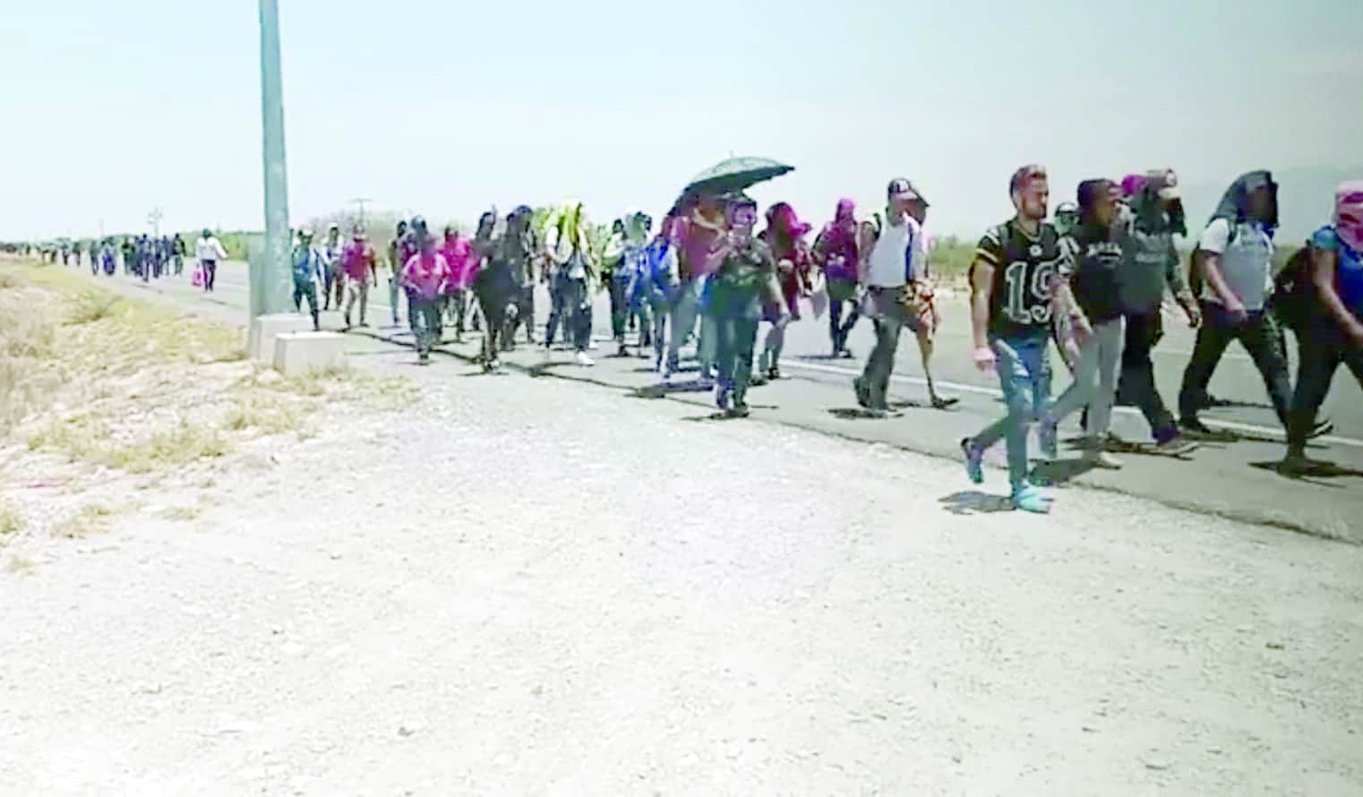 Sigue el paso de migrantes, se desconoce aún cuantos han pasado por la región centro del estado.