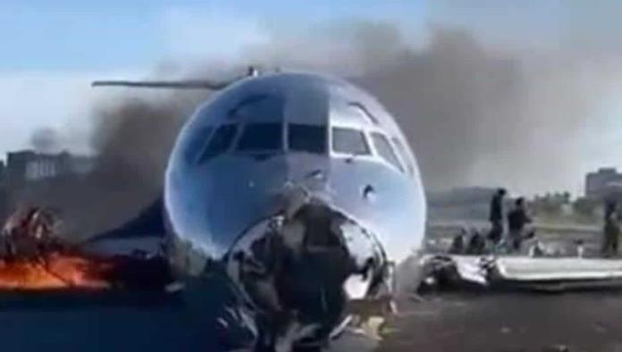 Se incendia avión de pasajeros en Miami