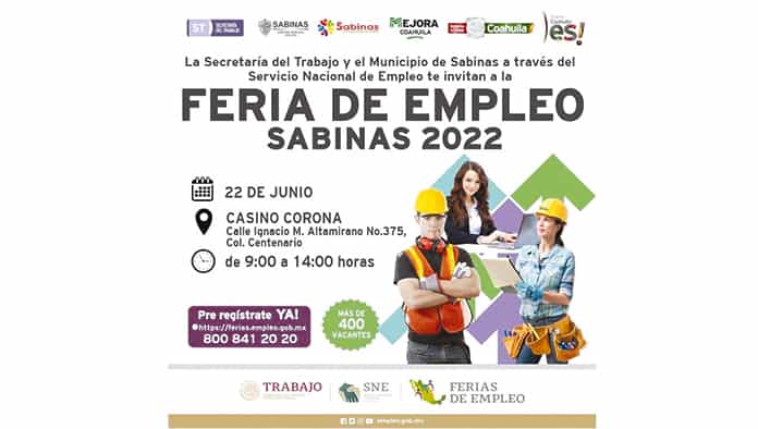 La alcaldesa invitó a los buscadores de empleo para que acudan al Casino Corona.
