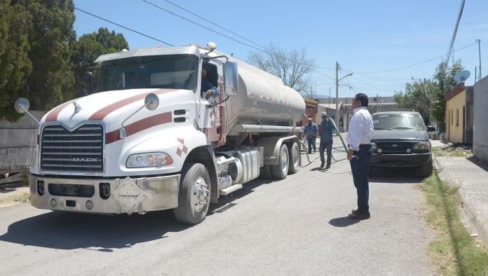 Incansable repartición de agua