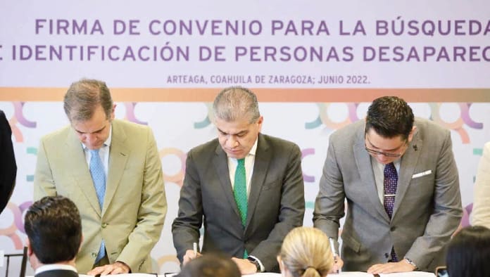 Firman convenio para acciones de búsqueda
