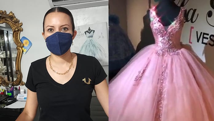 Verónica Z Cruz donará el vestido a la quinceañera.