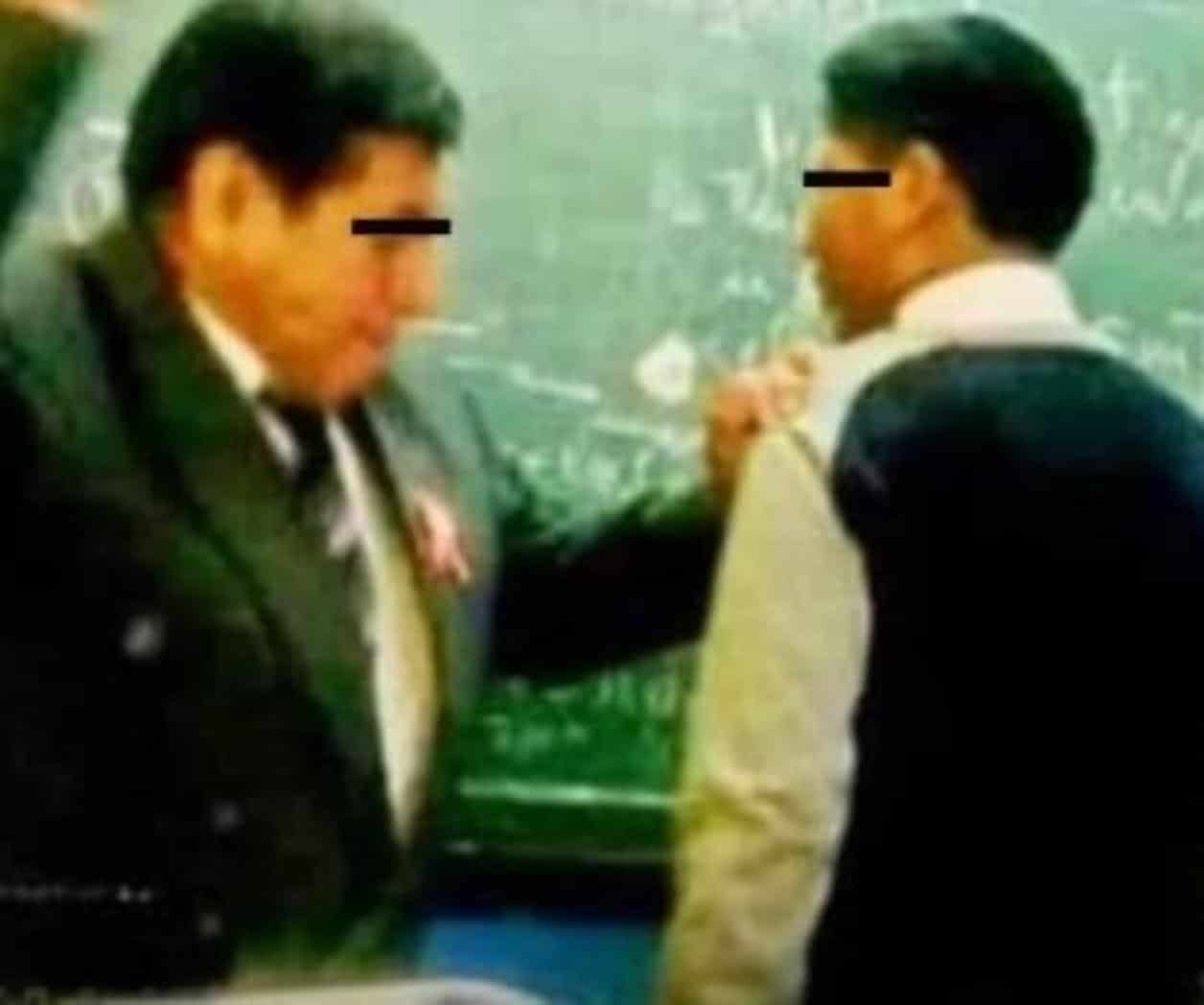 Maestro le da cinturonazos  a alumno por hacer bullying a su compañero