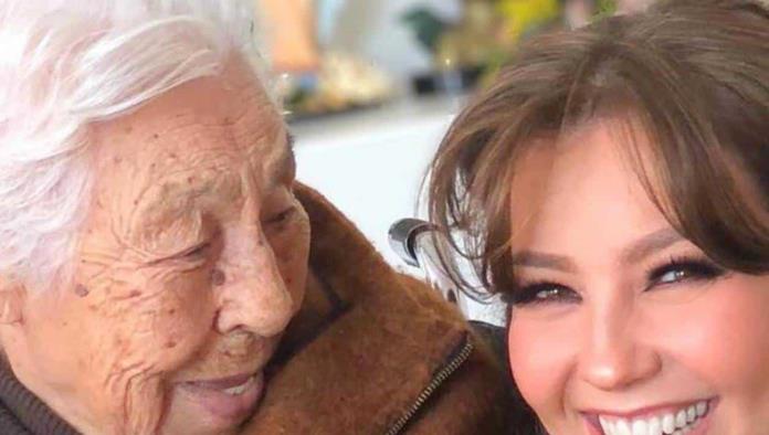 Fallece doña Eva Mange; Abuela de Thalía y Laura Zapata