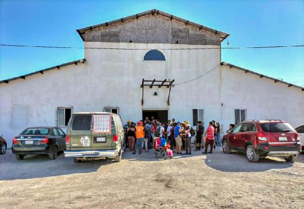 Rebasó caravana a refugio temporal; Fueron más de 500 migrantes