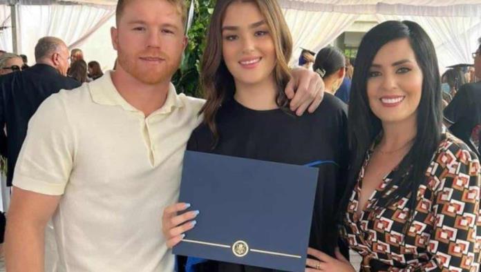 Saúl ‘Canelo’ Álvarez se reúne con su ex, la madre de su primera hija