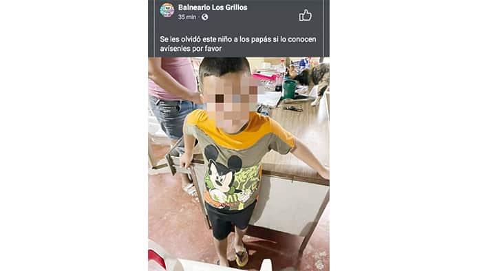 Reportan olvido de niño a PRONNIF