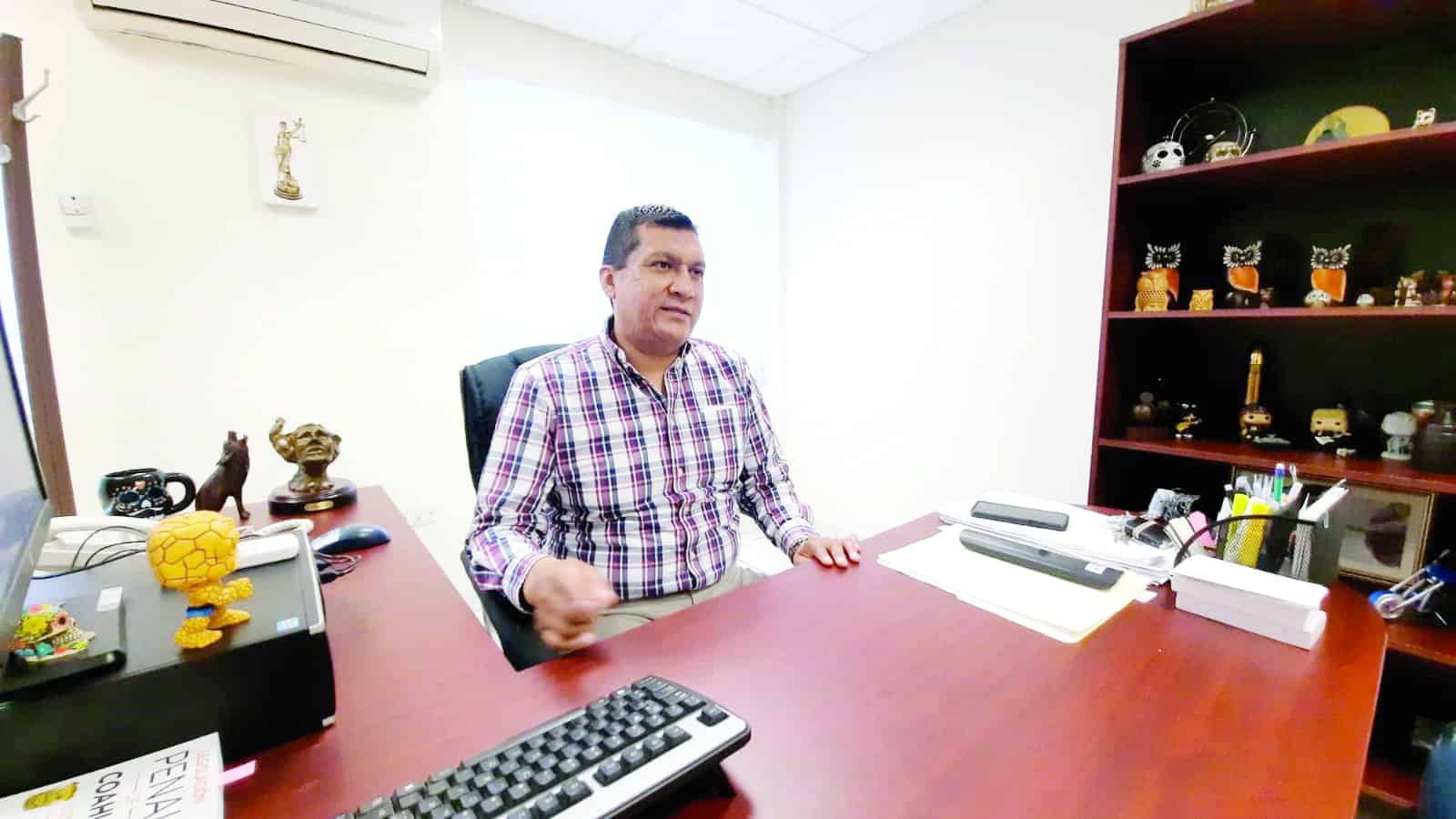Rodrigo Chairez Zamora; delegado de la Fiscalía General del Estado en la Región Centro.
